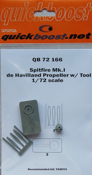 1/72 Spitfire Mk.I de havill. propel. w/tool (TAM)