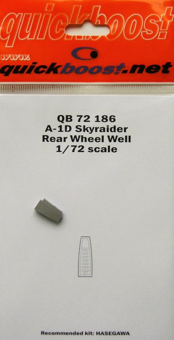 1/72 A-1D skyraider rear wheel well  (HAS)