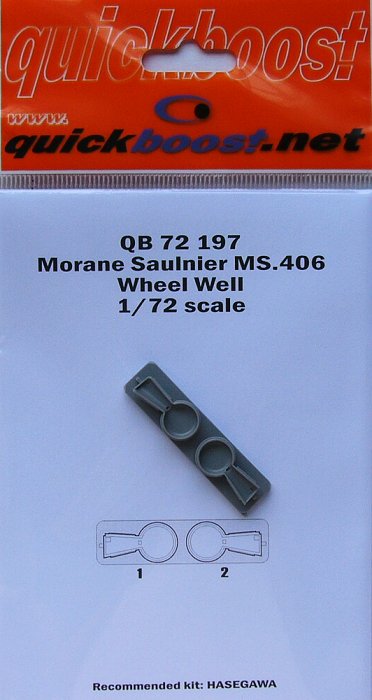 1/72 Morane Saulnier MS.406 wheel well (HAS)