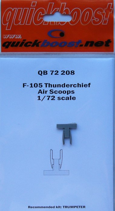 1/72 F-105 Thunderchief Air scoops (TRUMP)