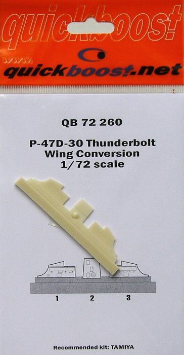 1/72 P-47D-30 Thunderbolt wing conversion (TAM)