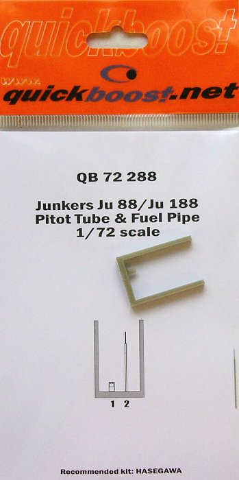 1/72 Ju 88/Ju 188 pitot tube & fuel pipe  (HAS)