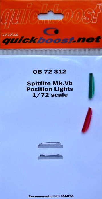 1/72 Spitfire Mk.Vb position lights  (TAM)