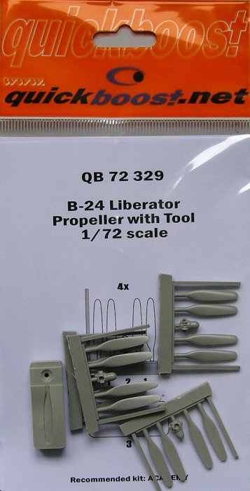 1/72 B-24 Liberator propeller with tool (ACAD)