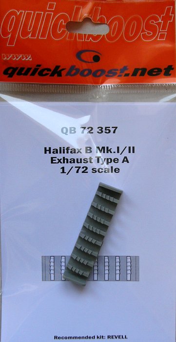 1/72 Halifax B Mk.I/II exhaust type A (REV)