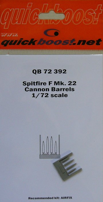 1/72 Spitfire F Mk. 22 cannon barrels (AIRFIX)