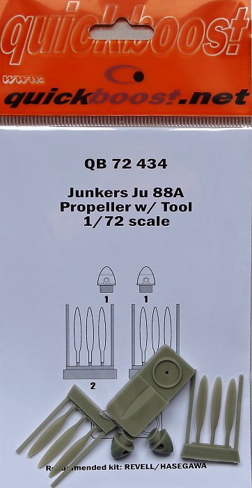 1/72 Ju 88A propeller w/tool (REV/HAS)