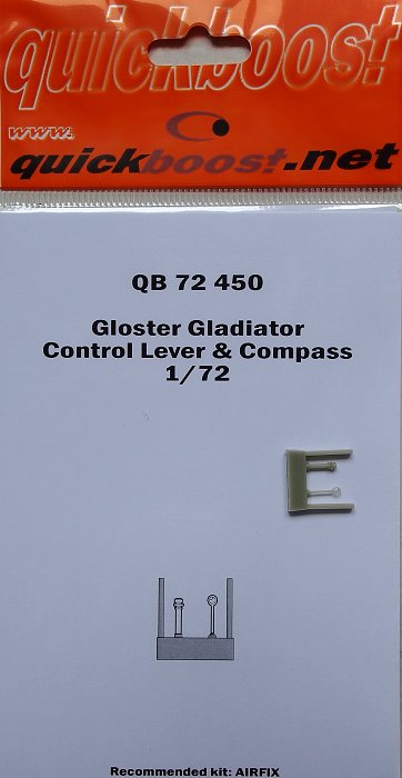 1/72 Gl.Gladiator control lever & compass (AIRFIX)