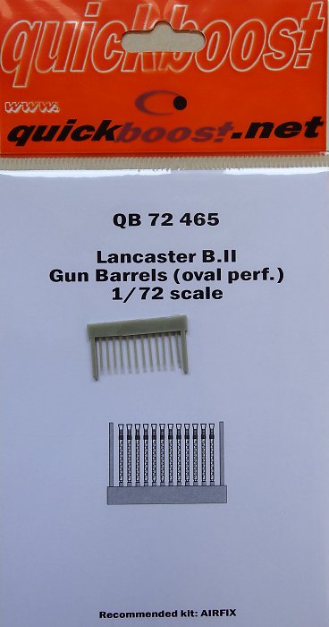 1/72 Lancaster B.II gun barrels - oval type (AIRF)