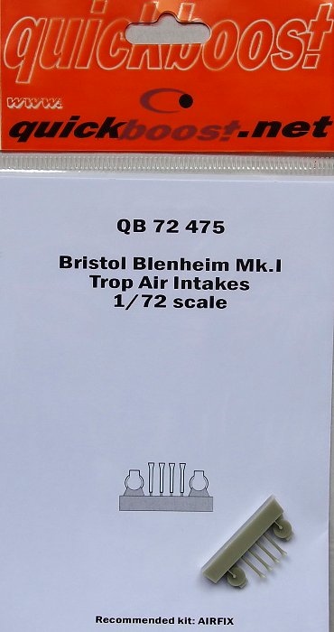 1/72 Bristol Blenheim Mk.I trop air intakes (AIRF)