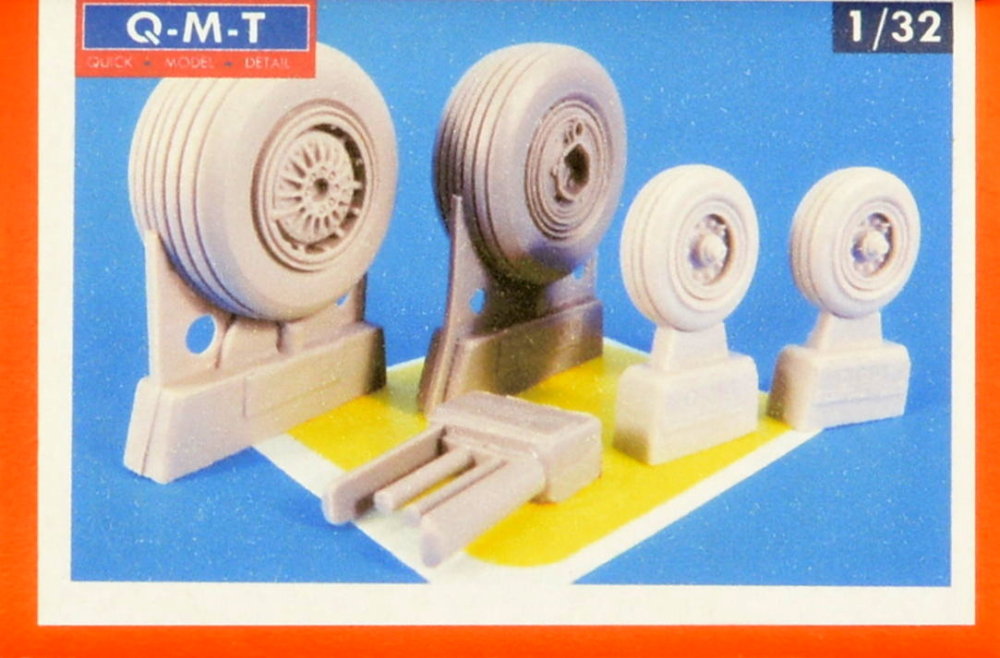 1/32 Not Weighted wheels for F-4C/D/E early (TAM)