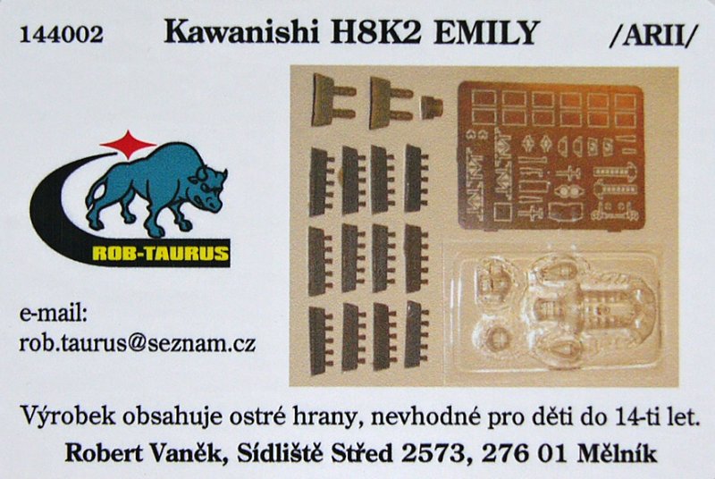 1/144 Kawanishi H8K2 Emily - Detail set (ARII)