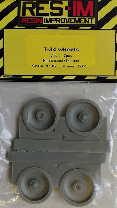 1/35 T-34 wheels Var.1 (2 pcs.)