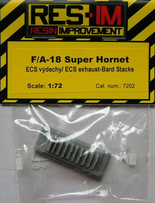 1/72 F/A-18 Super Hornet ECS exhaust - Bard stacks