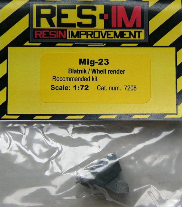 1/72 MiG-23 Wheel render