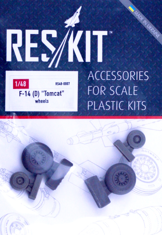 1/48 F-14 D 'Tomcat' wheels set (REV,HAS)