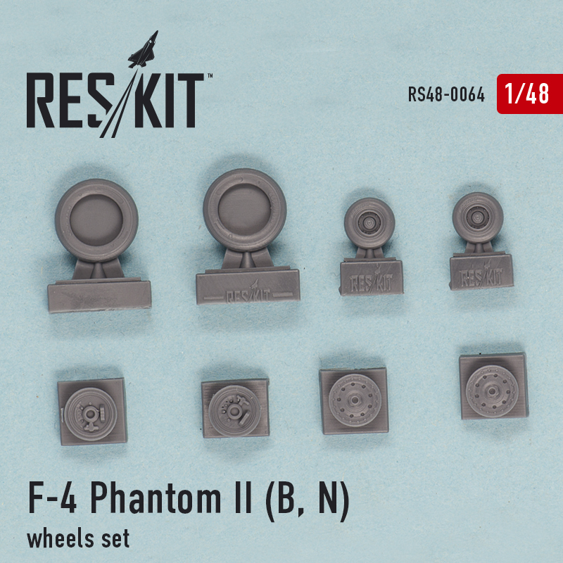 1/48 F-4 Phantom II (B,N) wheels set (ACAD,HAS)