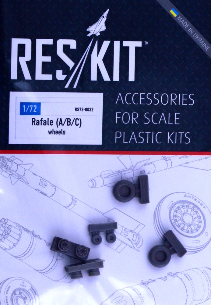 1/72 Dass.Rafale (A/B/C) wheels set (ITA,HOBBYB)