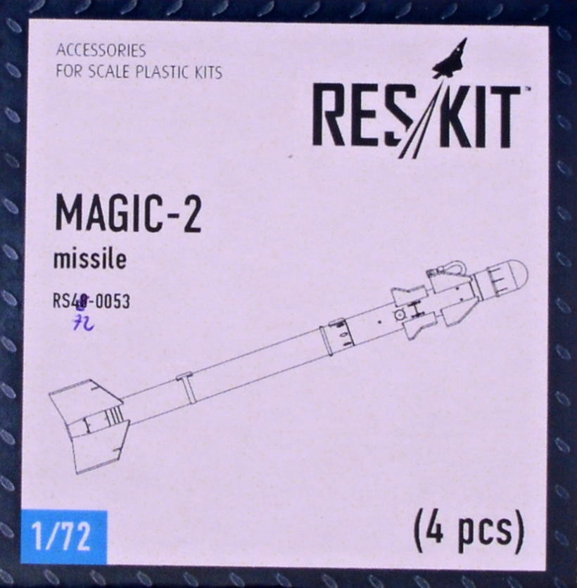 1/72 MAGIC-2 missile (4 pcs.)