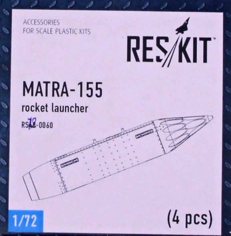 1/72 MATRA-155 rocket launcher (4 pcs.)