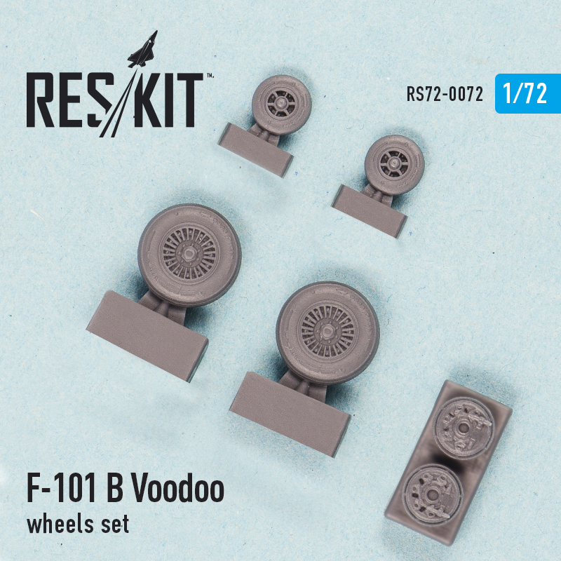 1/72 F-101 (B) Voodoo wheels set (REV,HAS,VALOM)