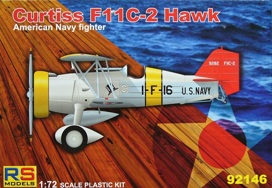 1/72 Curtiss F11C-2 Hawk (3x US NAVY camo)