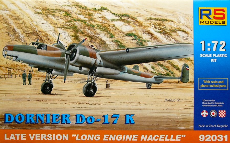 1/72 Dornier Do-17K Late (Croatia,Yugosl.,Britain)