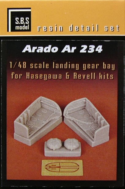 1/48 Arado Ar-234 wheel bays (REV/HAS)