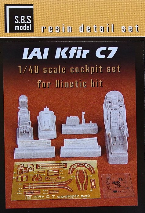 1/48 IAI Kfir C7 - cockpit set (KIN)