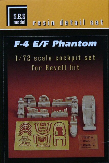 1/72 F-4 E/F Phantom Cockpit Set  (REV)