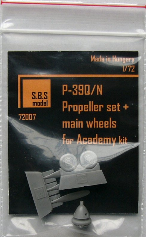 1/72 P-39 Airacobra propeller set + wheel (ACAD)