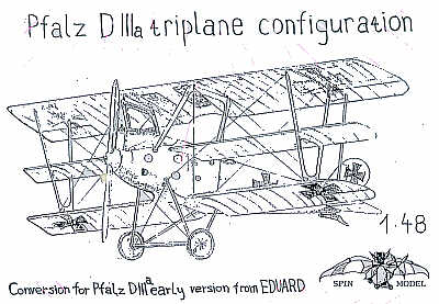 1/48 Pfalz DIII  Conv.set (EDU)