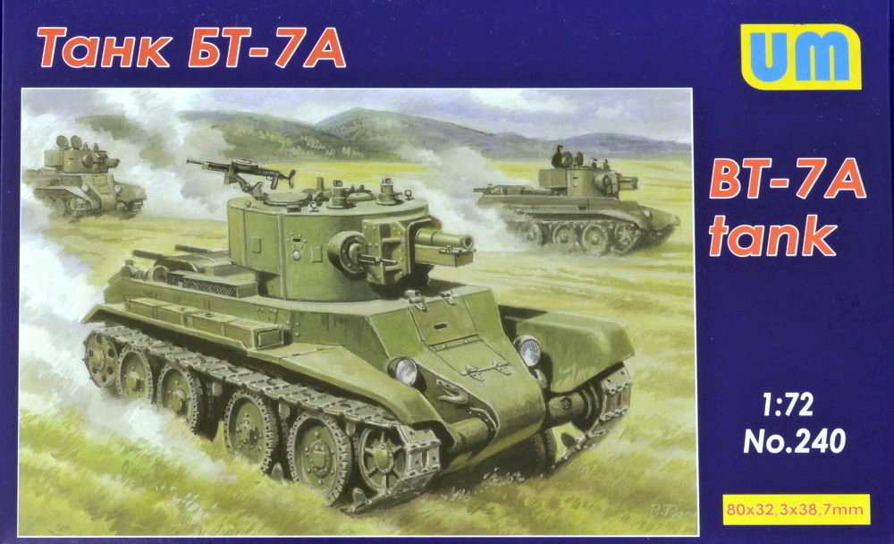 1/72 BT-7A tank (incl. resin parts)