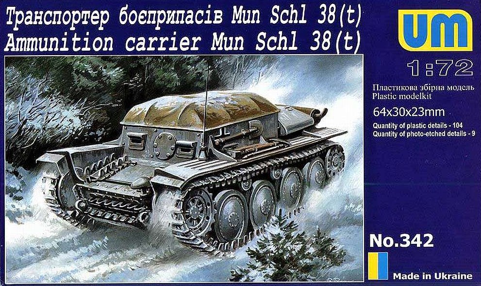 1/72 Amm.Truck on base Light Tank PzKpfw 38(t)