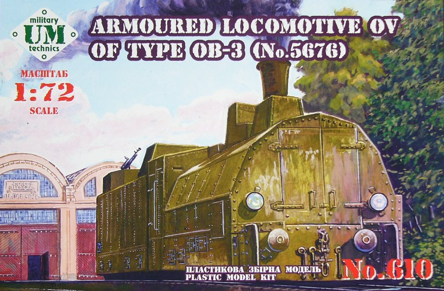 1/72 Armored locomotive OB of type OB-3