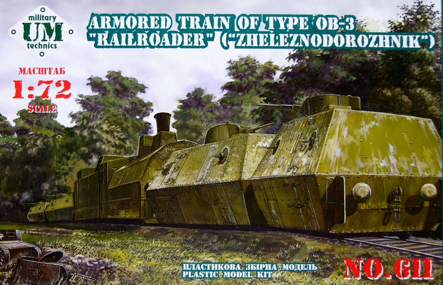 1/72 Armored train #2, 23ODBP of type OB-3