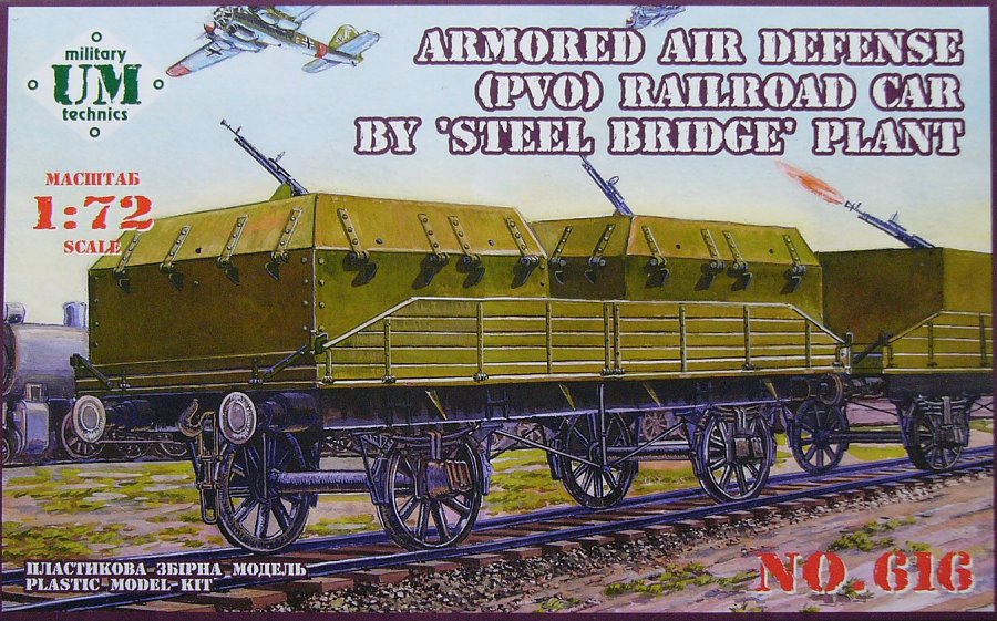 1/72 Armored Air Defense Railroad Car
