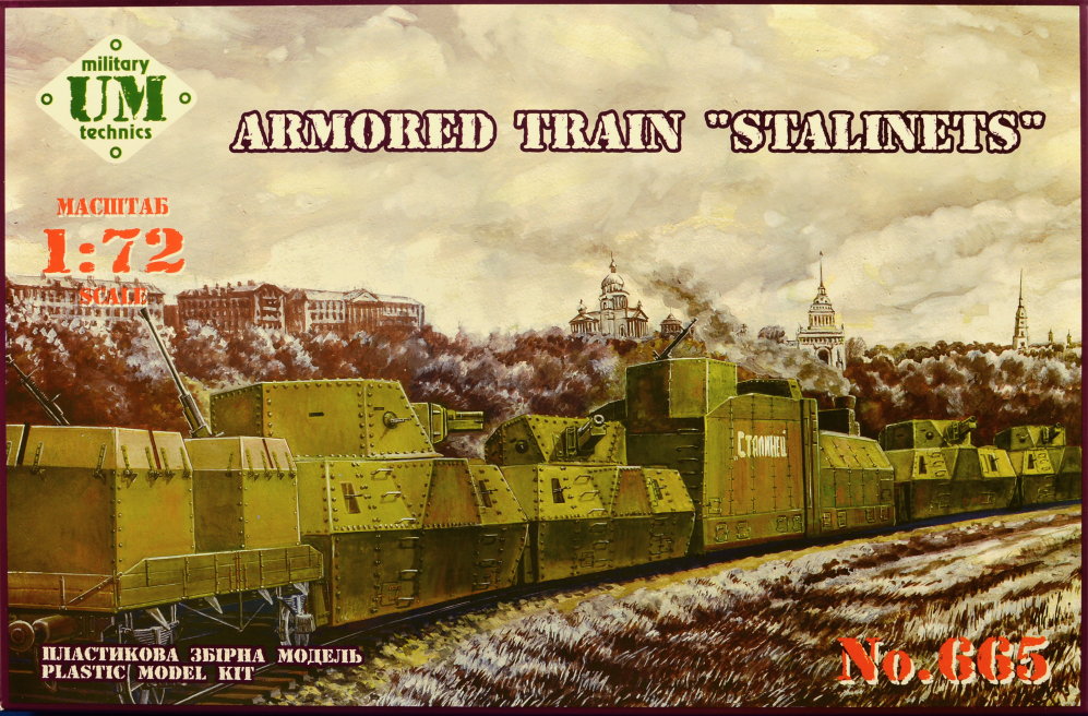 1/72 Armored train 'Stalinets'