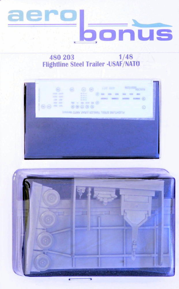 1/48 Flightline steel trailer - USAF/NATO