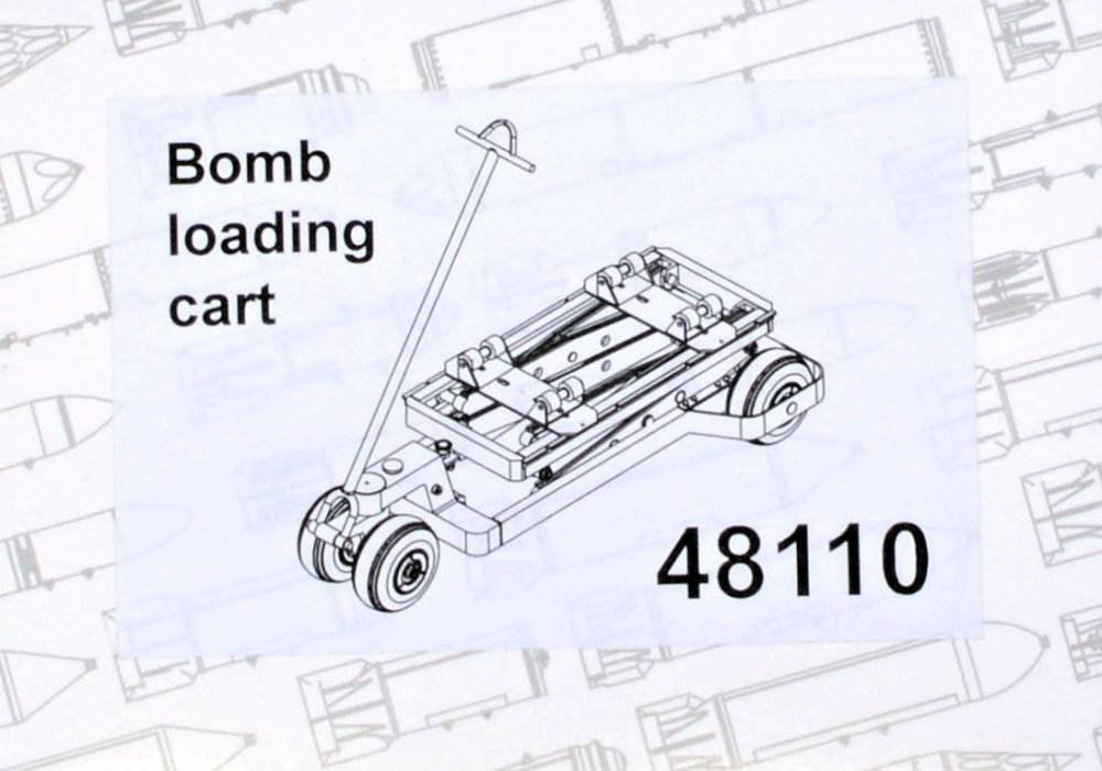 1/48 Bomb loading cart