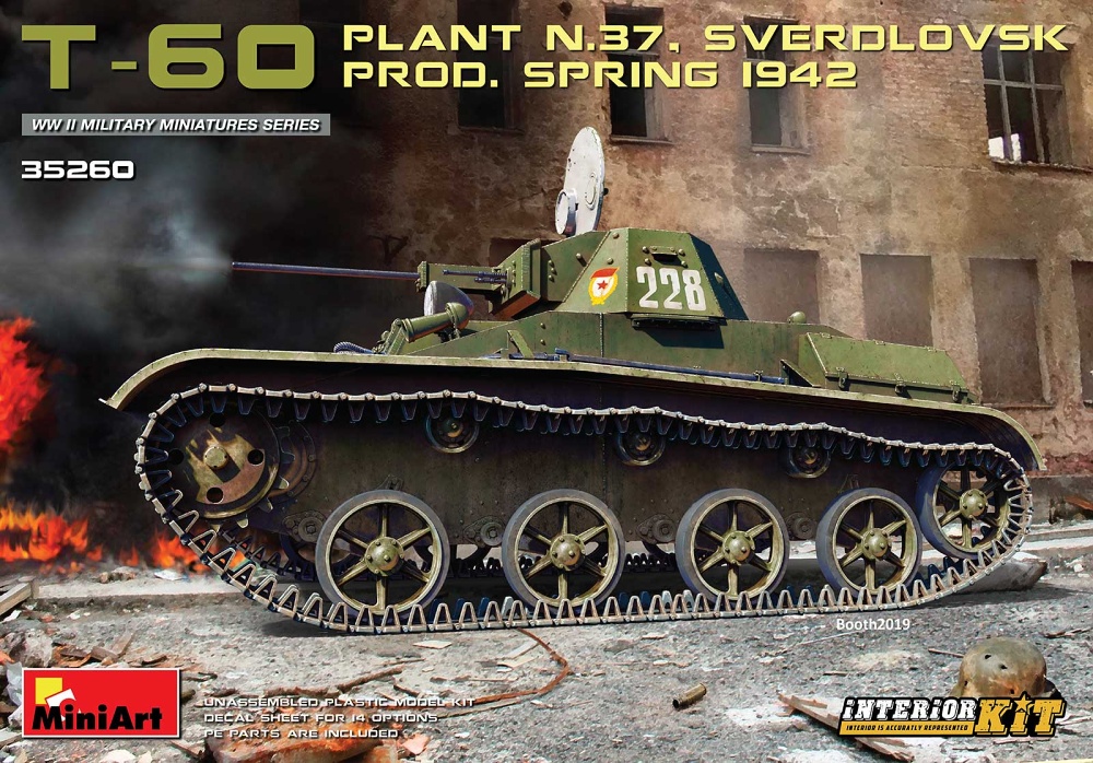 1/35 T-60 (Plant No.37,Sverdlovsk) w/ Interior Kit