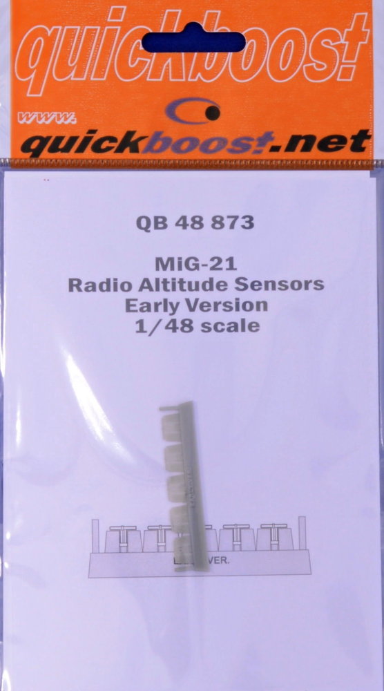 1/48 MiG-21 radio altitude sensors early v.