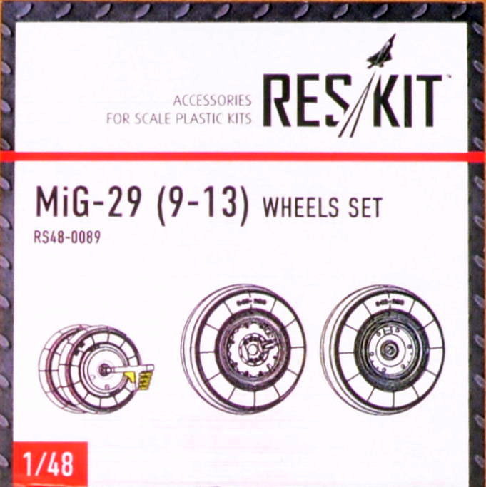 1/48 MiG-29 (9-13) wheels set (GHW)