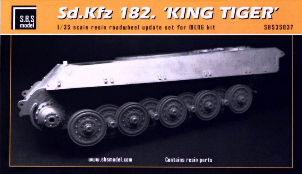 1/35 Sd.Kfz 182. King Tiger - roadwheel set (MENG)