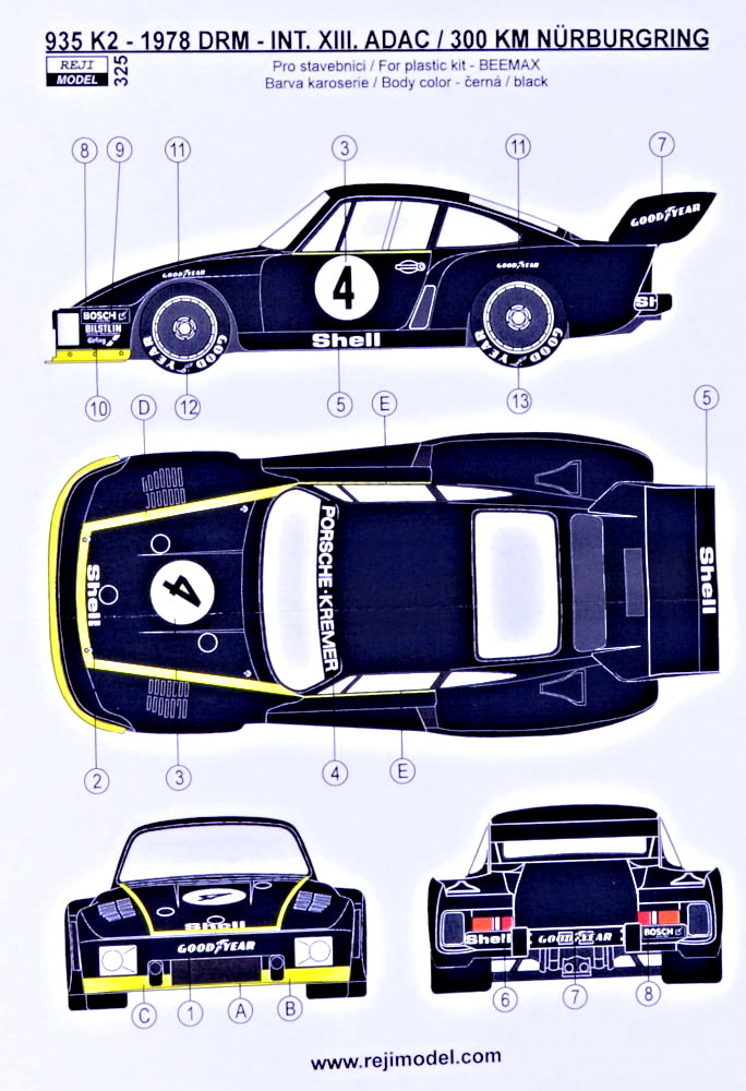 1/24 Porsche 935 K2 - 1978 DRM 300km Nürburgring