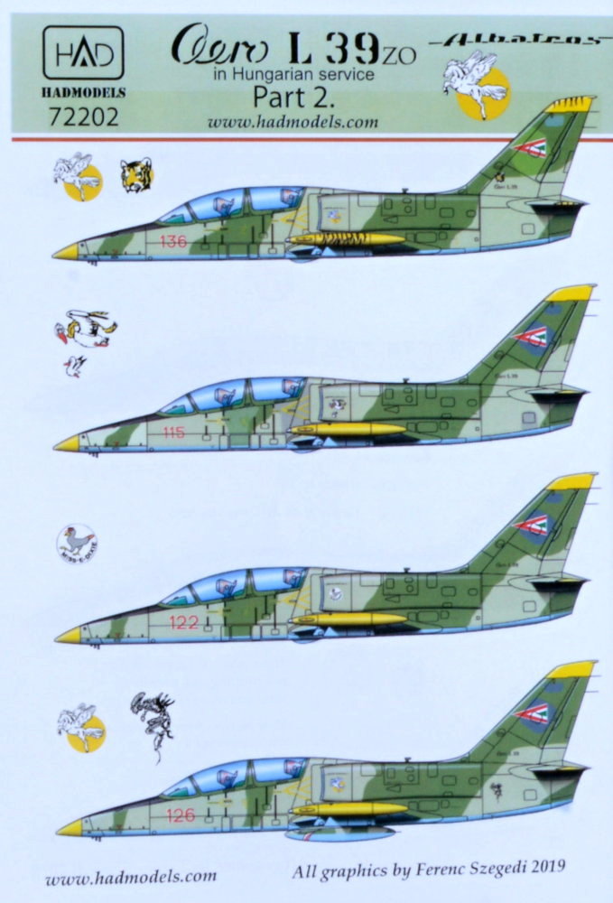 1/72 Decal Aero L-39ZO Hungarian Service Pt.II