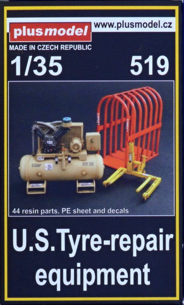 1/35 U.S.Tyre-repair equipment (44 pcs.,PE&decals)