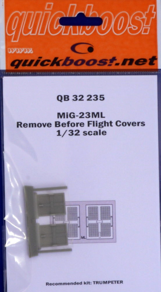 1/32 MiG-23ML remove before flight covers (TRUMP)