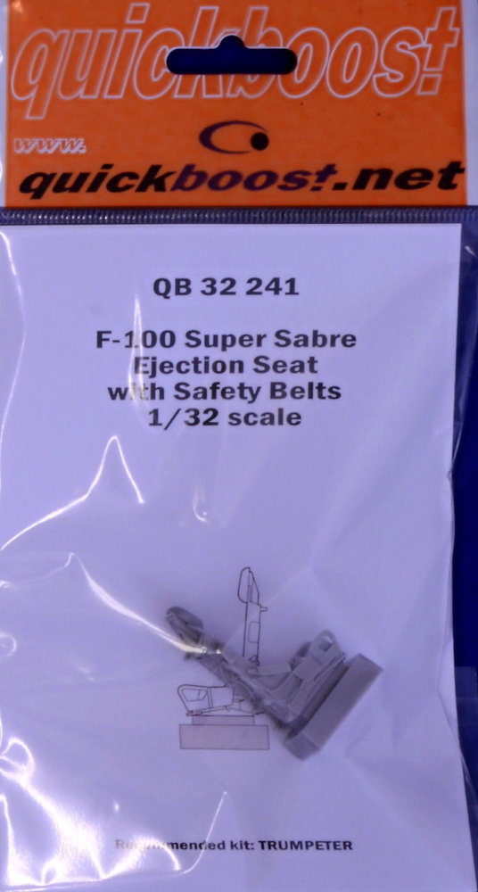 1/32 F-100 Super Sabre ejection seat w/ saf.belts