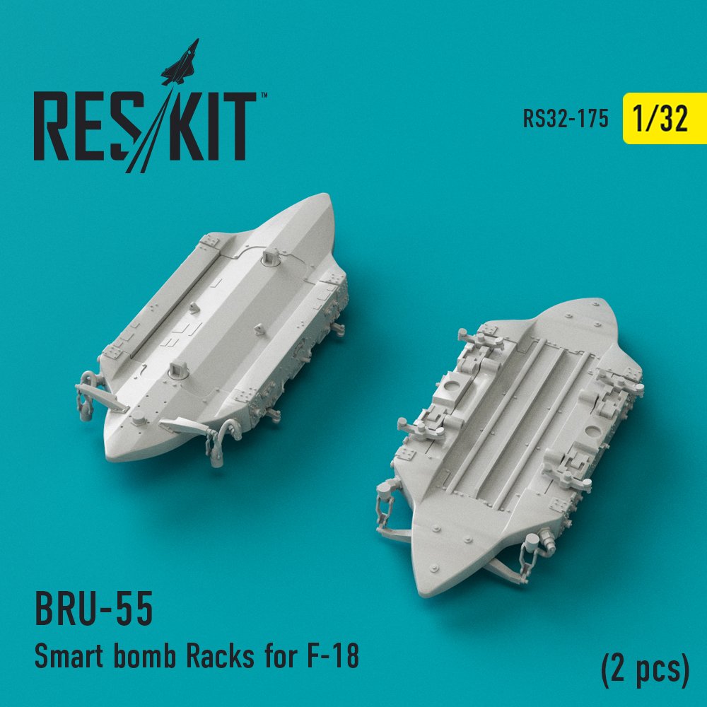 1/32 BRU-55 Smart bomb Racks for F-18 (2 pcs.)